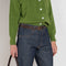 bite curved cotton denim