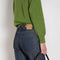 bite curved cotton denim