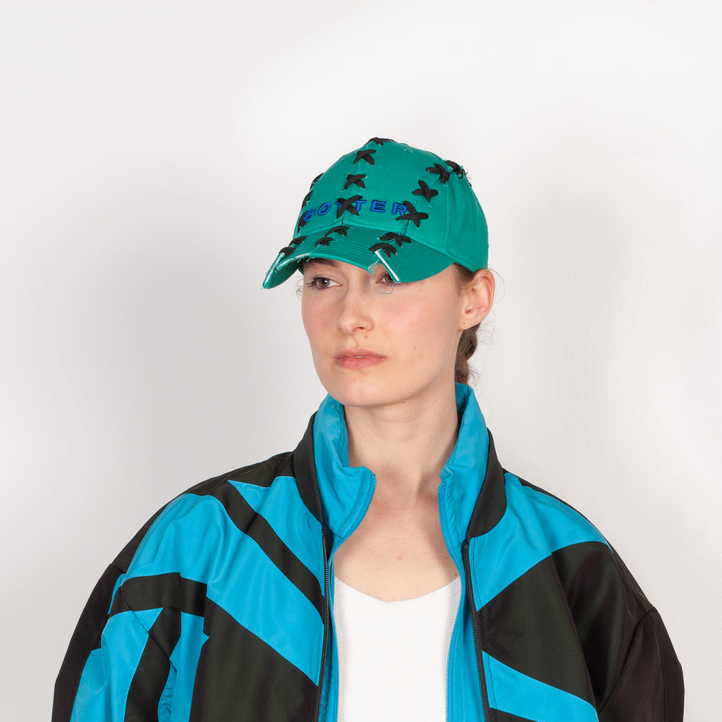 The Cap with Stitches by Botter is a deconstructed cap with a Botter Logo and stitches detail