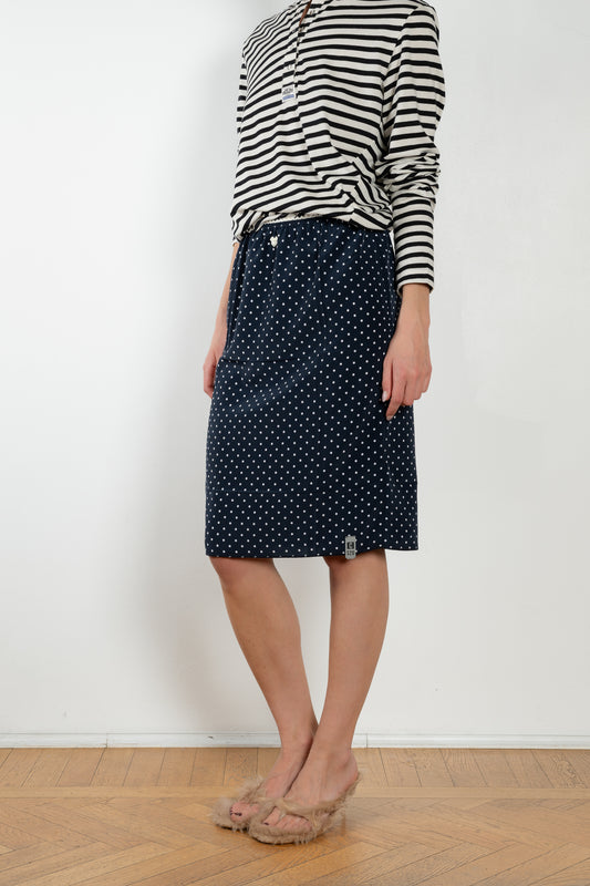 Commission Slip Skirt polka dot
