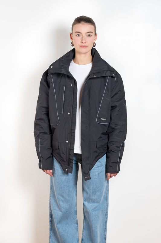 The Body Jacket by Coperni is a technical biker inspired jacket with body details