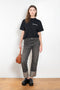 The Boyfriend Denim by Coperni is a relaxed mid rise denim with a boyfriend fit and extended legs