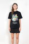 The Disney x Coperni Tshirt is a boxy cotton Tee paying tribute to some of the studio's most cherished heroes and villains