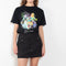 The Disney x Coperni Tshirt is a boxy cotton Tee paying tribute to some of the studio's most cherished heroes and villains