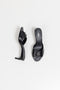 The Low Logo Mule by Coperni is a signature mule with a kitten heel and a Coperni Logo&nbsp;