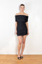 Pleated Off Shoulder Dress