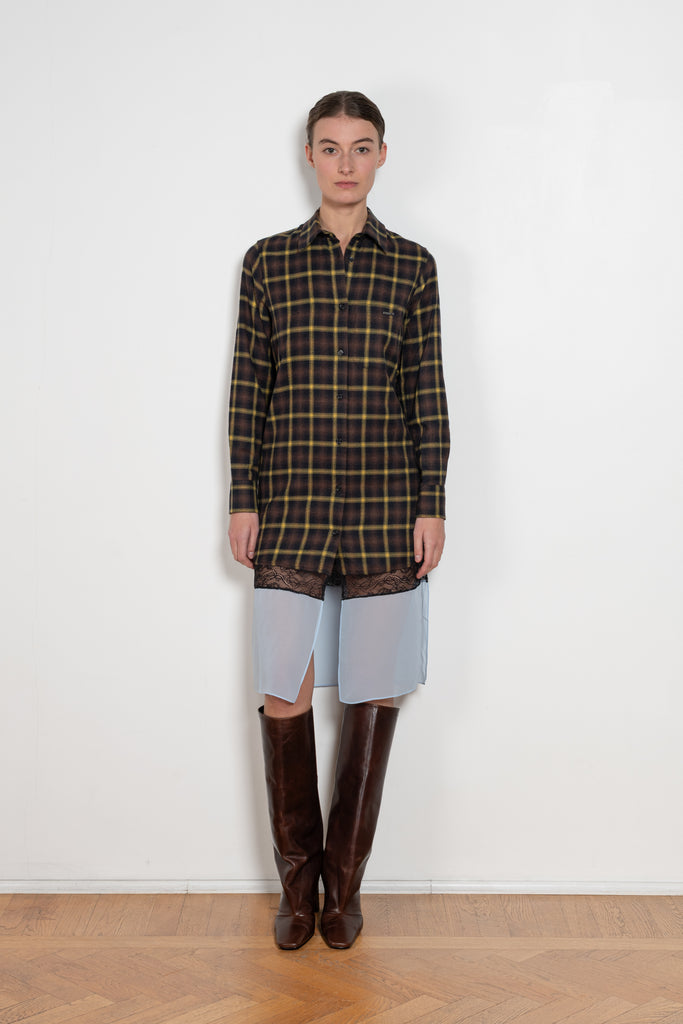 coperni shirt layer dress