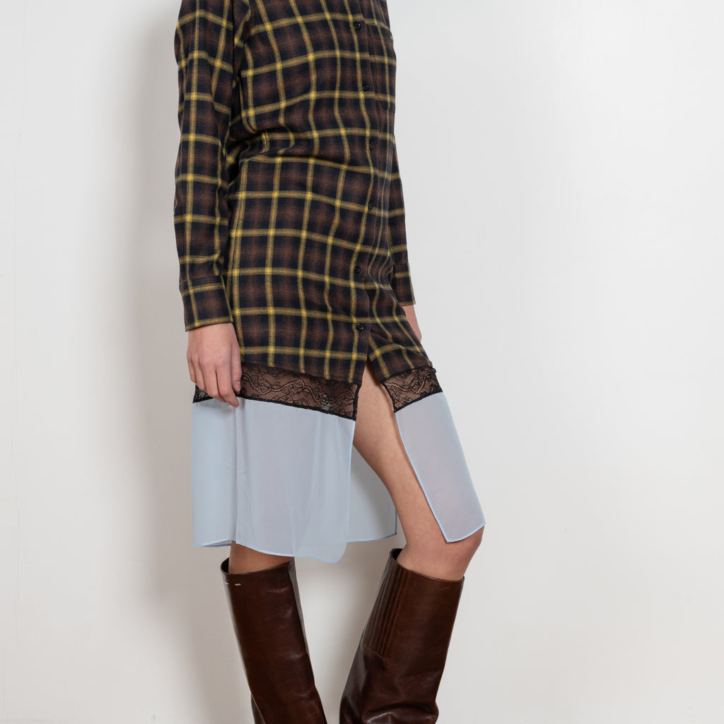 coperni shirt layer dress