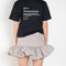 The Gathered Hem Skirt by Coperni is a designed to be worn on the hips with an exuberant bubble-like hem