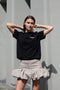 The Gathered Hem Skirt by Coperni is a designed to be worn on the hips with an exuberant bubble-like hem
