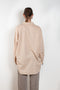 The Button Front Shirt by Denimist is a relaxed oversized shirt in a cotton and linen blend