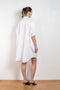 The Oversizes Shirtdress by Denimist is a relaxed oversized shirtdress with cuffed sleeves