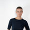 The Anna Tee by Flore Flore is a&nbsp;lengthened t-shirt with lengthened short sleeves, made from lightweight transparent organic cotton 1 x 1 rib