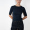 The Anna Tee by Flore Flore is a&nbsp;lengthened t-shirt with lengthened short sleeves, made from lightweight transparent organic cotton 1 x 1 rib