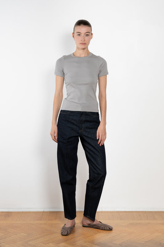 The Car Tee by Flore Flore is a fitted t-shirt with a short sleeve with soft binding for an elegant look
