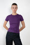 The Car Tee by Flore Flore is a fitted t-shirt with a short sleeve with soft binding for an elegant look