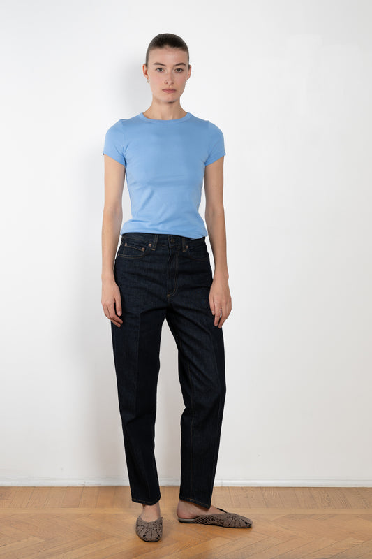 The Car Baby Tee by Flore Flore is a fitted t-shirt with a short sleeve