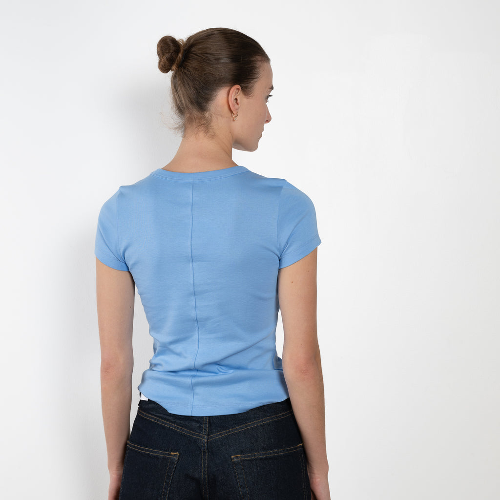 The Car Baby Tee by Flore Flore is a fitted t-shirt with a short sleeve