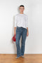 Maggie longsleeve tee white