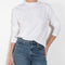 Maggie longsleeve tee white
