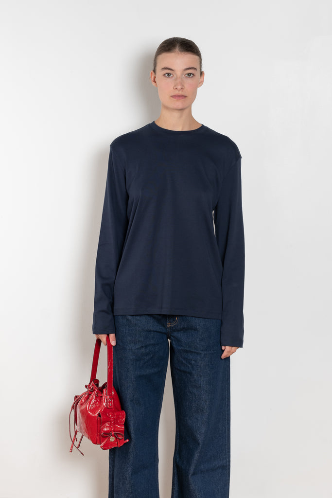 Maggie longsleeve tee navy