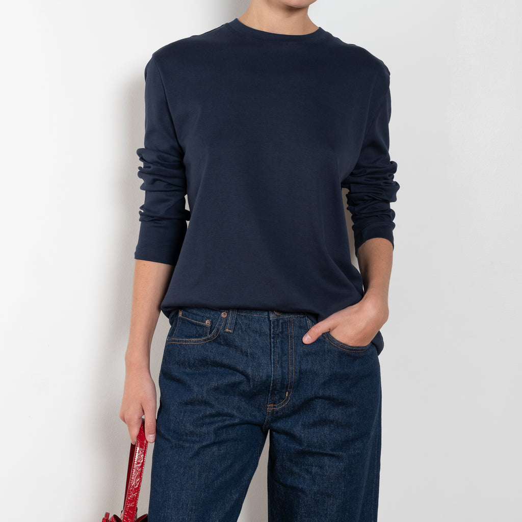 Maggie longsleeve tee navy