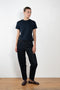 The Monica Tee by Flore Flore is a&nbsp;relaxed fit short-sleeved tee with a double stitched cut off seam on the back