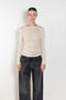 olivia longsleeve tee off white