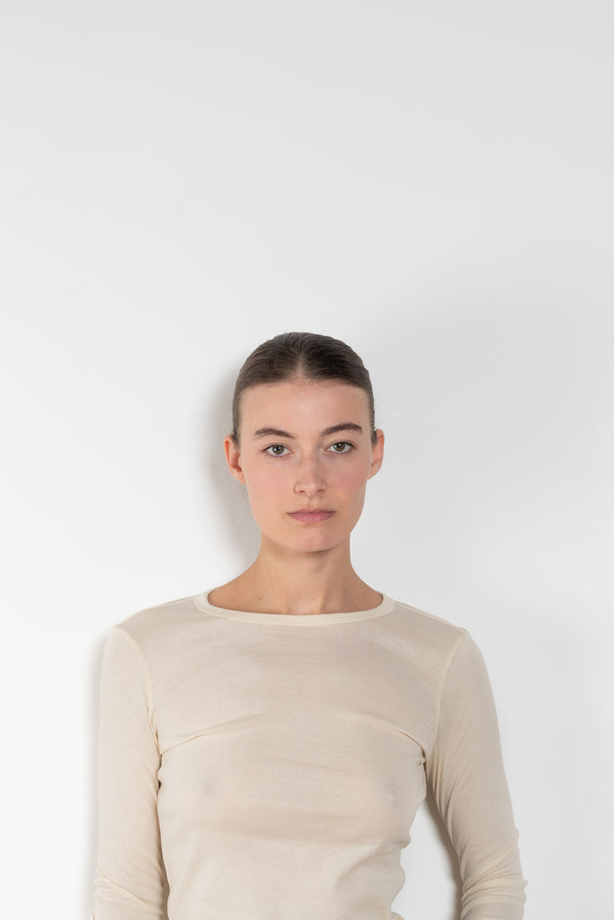 olivia longsleeve tee off white