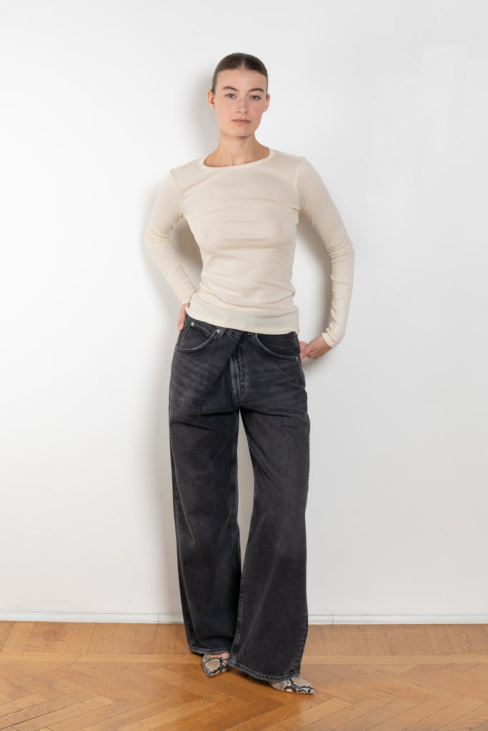 olivia longsleeve tee off white