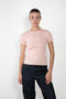The Car Tee by Flore Flore is a fitted t-shirt with a short sleeve with soft binding for an elegant look