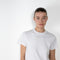 The Monica Tee by Flore Flore is a&nbsp;relaxed fit short-sleeved tee with a double stitched cut off seam on the back.