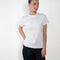 The Monica Tee by Flore Flore is a&nbsp;relaxed fit short-sleeved tee with a double stitched cut off seam on the back.