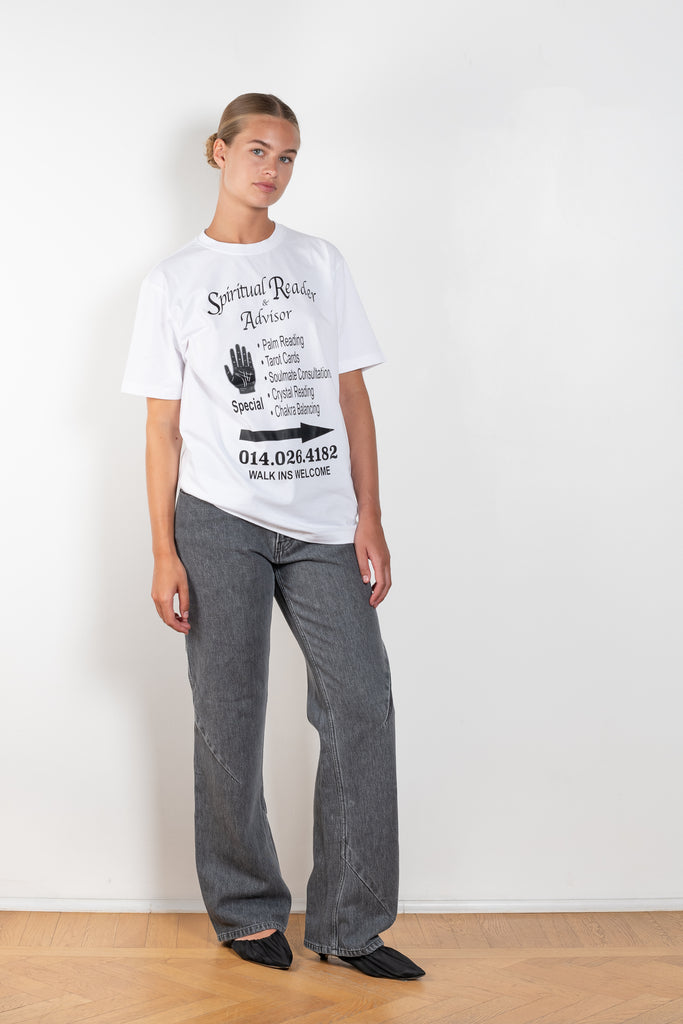 The Slanted jeans by Gauchere is a straight leg jeans with all over slants for a defined signature look