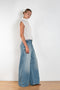 The Wide Leg Jeans by Gauchere is a this season's new shape with a high rise and a long wide legThe Wide Leg Jeans by Gauchere is a this season's new shape with a high rise and a long wide leg