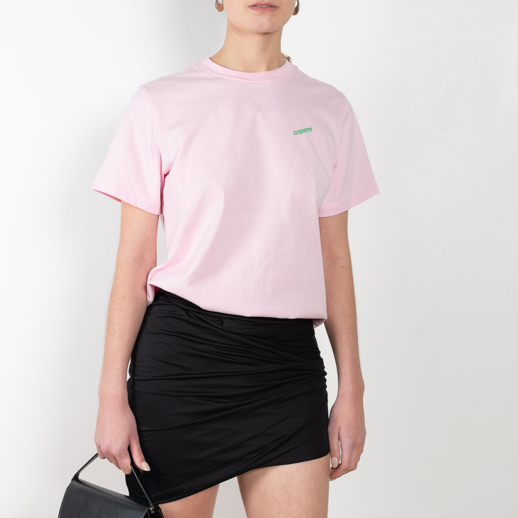 The Veroia Skirt by GAUGE81 is a draped mini skirt in a soft modal jersey