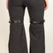 hybrid flare trousers black coperni