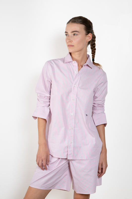 HommeGirls Classic shirt pink stripe