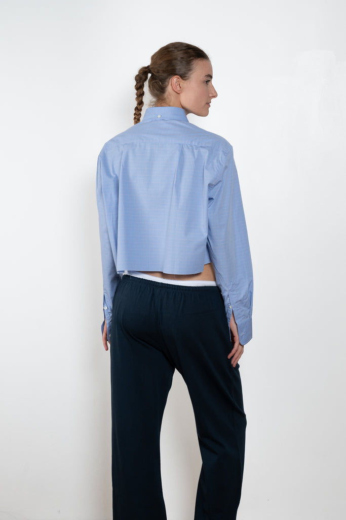 Homme Girls Cropped Oxford Shirt