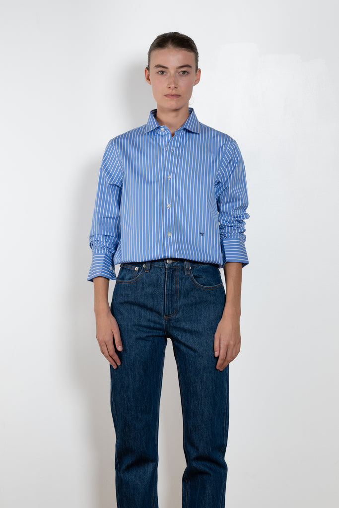 HommeGirls HG Classic Shirt blue stripe