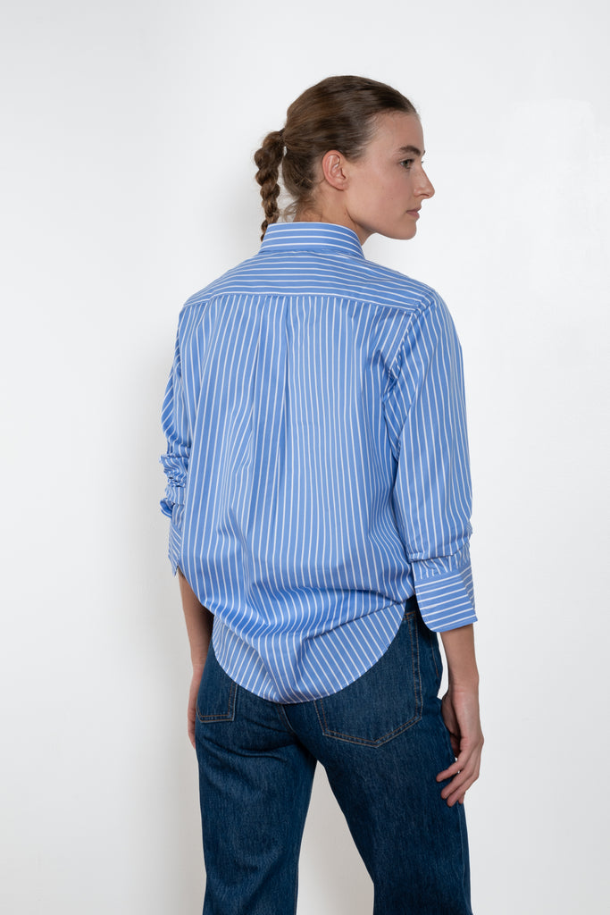HommeGirls HG Classic Shirt blue stripe
