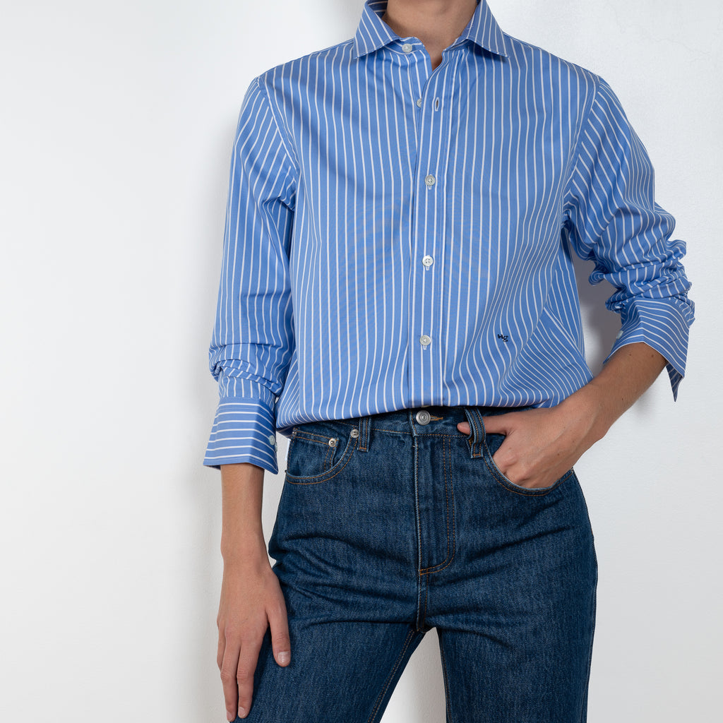 HommeGirls HG Classic Shirt blue stripe