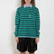 hommegirls knit stripe polo