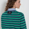 hommegirls knit stripe polo