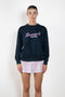 HommeGirls Neon Logo Crewneck Sweatshirt