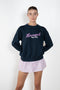 HommeGirls Neon Logo Crewneck Sweatshirt