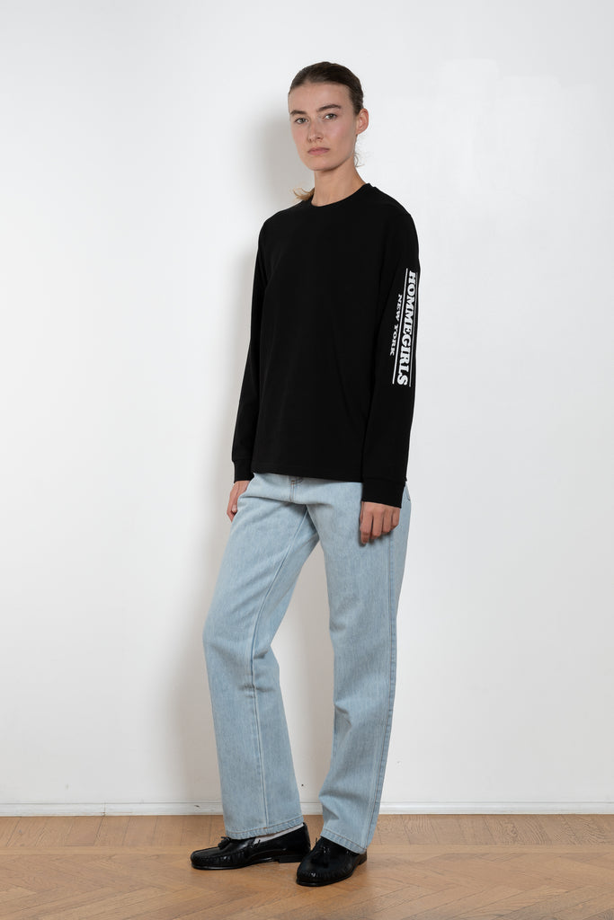 Homme Girls Retro Logo LS Tshirt