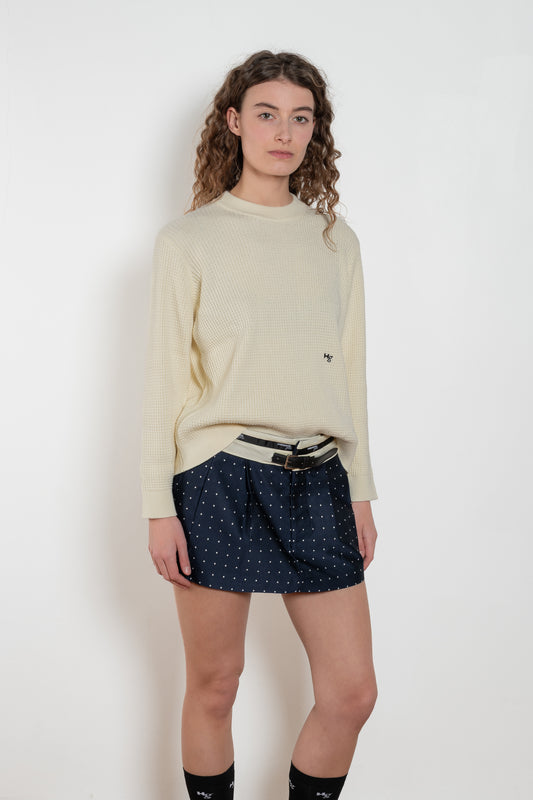 hommegirls waffle knit pullover