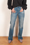 The Regular Jeans 1977 by Acne Studios is a relaxed 5 pocket denim with a high waist, bootcut leg and regular length
