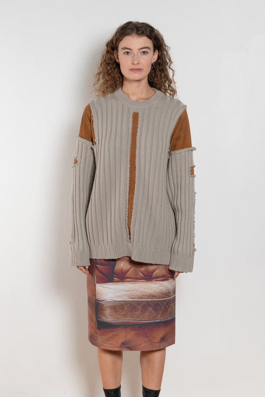 julie kegels katch leather sweatshirt